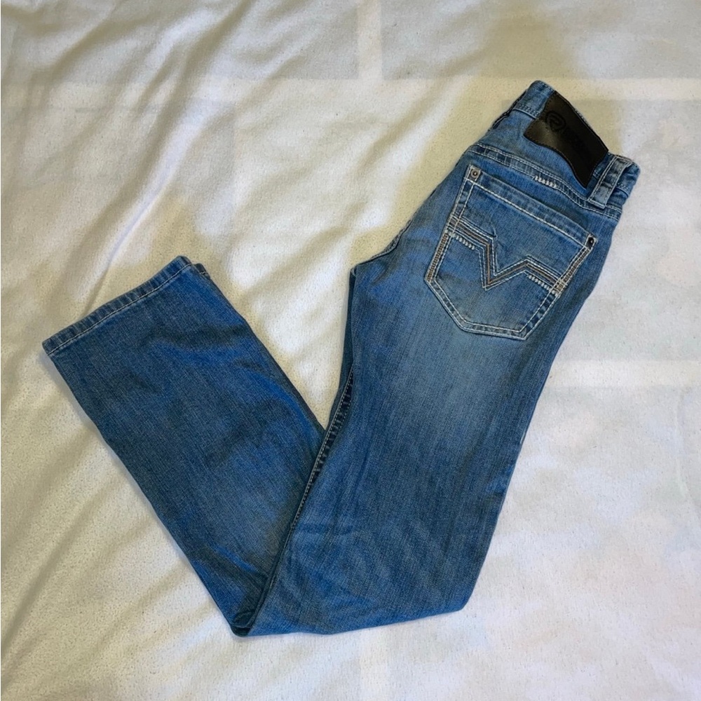 Men's Rock & Roll Denim Slim Straight Leg Jeans